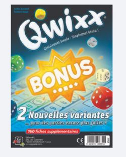 JEU QWIXX - BONUS (BLOC 160 FICHES)